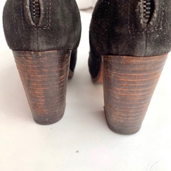 Rag & bone Newbury Black Suede Ankle Boots 37 7 As Seen On Taylor Swift - Picture 5 of 9